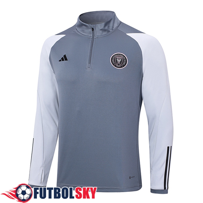 Sudadera De Entrenamiento Inter Miami CF Gris 2023/2024