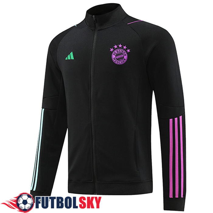 Chaquetas Futbol Bayern Munich Negro 2023/2024 -02