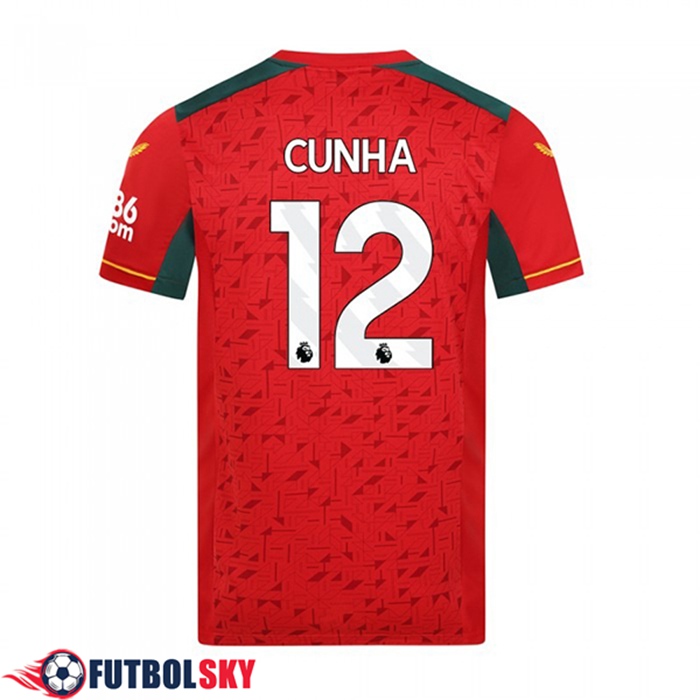Camisetas De Futbol Wolves (CUNHA #12) 2023/2024 Segunda