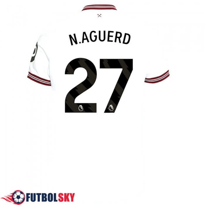 Camisetas De Futbol West Ham (N. AGUERD #27) 2023/2024 Segunda