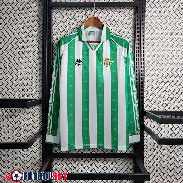 Camisetas De Futbol Real Betis Retro Primera Manga Largas 1995/1997