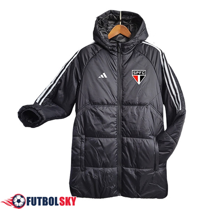 Nueva Plumas Con Capucha Sao Paulo FC Blanco 2023/2024 -02