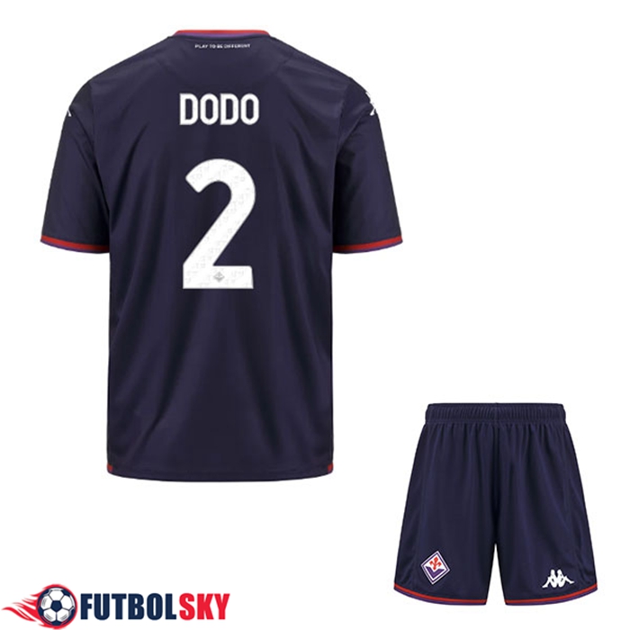 Camisetas De Futbol ACF Fiorentina (DODO #2) Ninos 2023/2024 Tercera