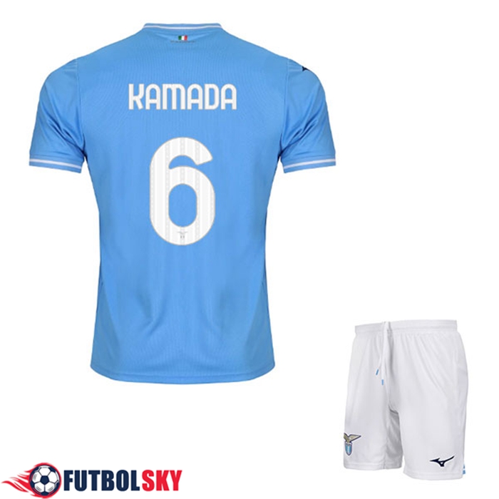 Camisetas De Futbol SS Lazio (KAMADA #6) Ninos 2023/2024 Primera
