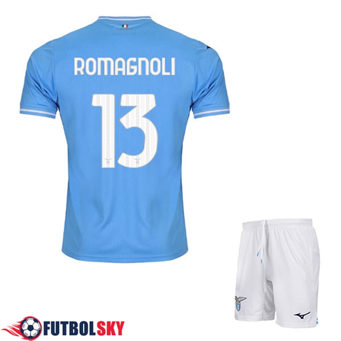 Camisetas De Futbol SS Lazio (ROMAGNOLI #13) Ninos 2023/2024 Primera