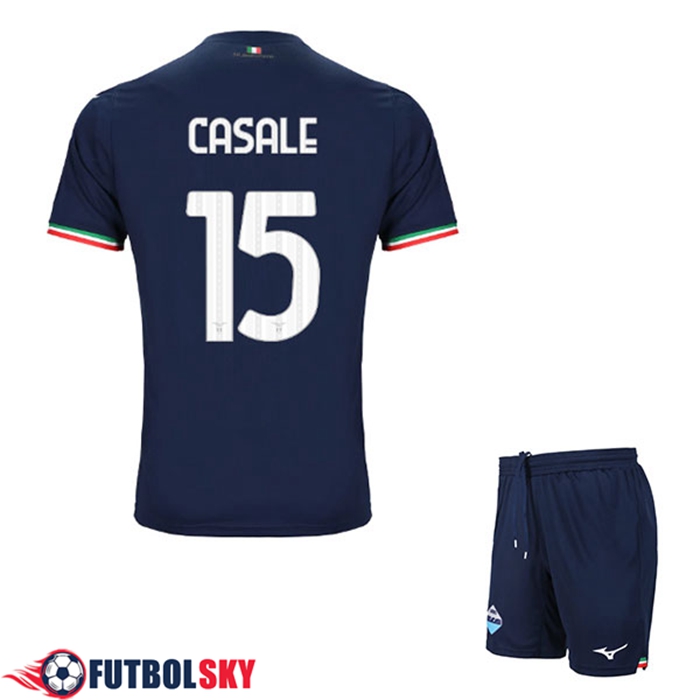 Camisetas De Futbol SS Lazio (CASALE #15) Ninos 2023/2024 Segunda