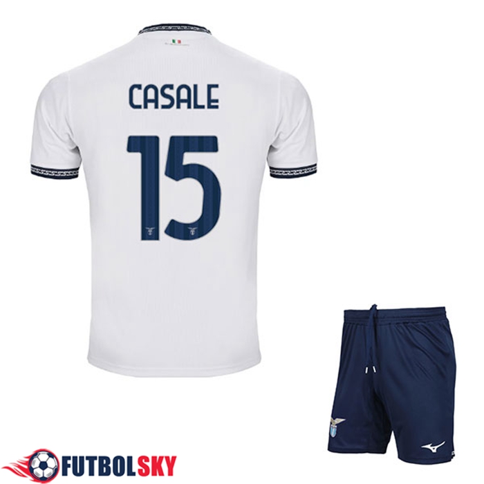 Camisetas De Futbol SS Lazio (CASALE #15) Ninos 2023/2024 Tercera