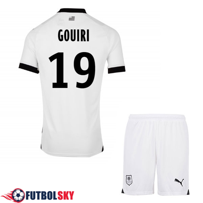Camisetas De Futbol Stade Rennais (GOUIRI #19) Ninos 2023/2024 Segunda
