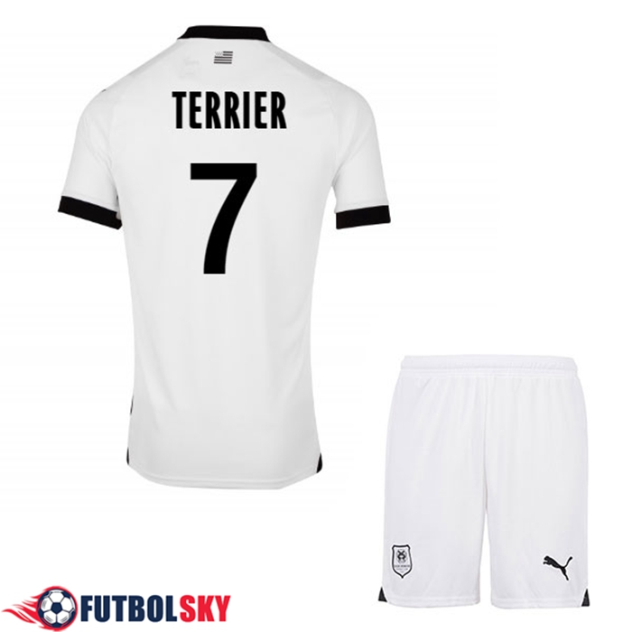 Camisetas De Futbol Stade Rennais (TERRIER #7) Ninos 2023/2024 Segunda