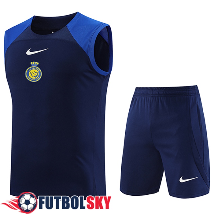 Camiseta Entrenamiento sin mangas + Cortos Al-Nassr FC Azul marino 2023/2024