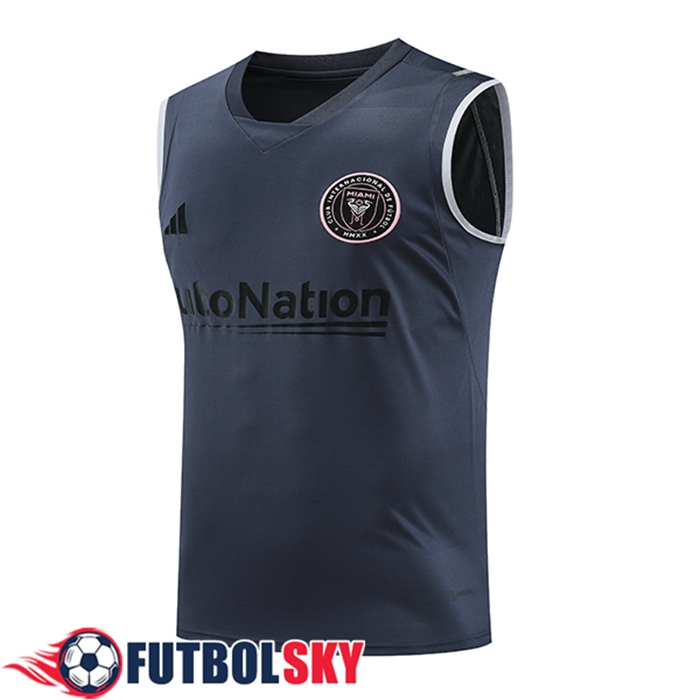 Chalecos De Futbol Inter Miami CF Gris 2023/2024 -02