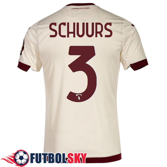 Camisetas De Futbol Torino (SCHUURS #3) 2023/2024 Segunda