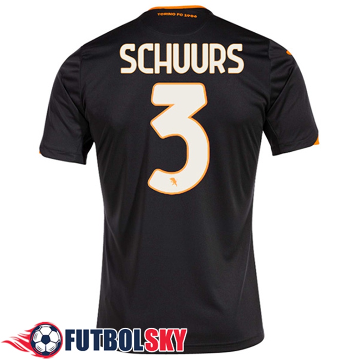 Camisetas De Futbol Torino (SCHUURS #3) 2023/2024 Tercera