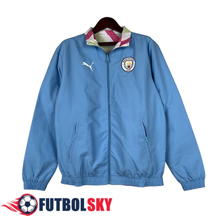 Rompevientos Manchester City Azul Claro 2023/2024 -04