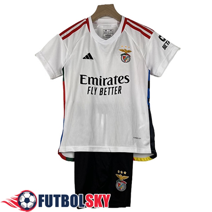 Camisetas De Futbol S.L.Benfica Ninos Tercera 2023/2024