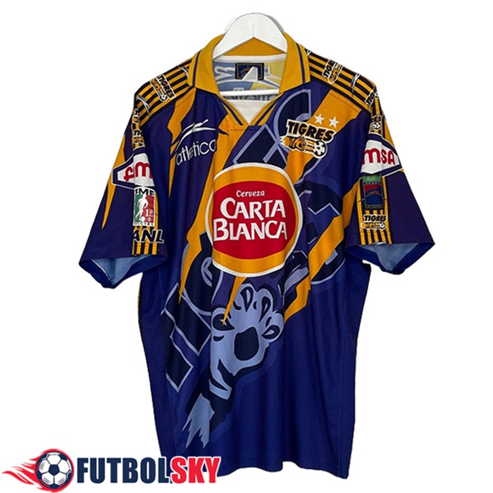 Camisetas De Futbol Tigres UANL Retro Tercera 1997/1998