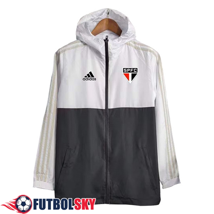 Rompevientos Sao Paulo FC Blanco/Negro 2023/2024