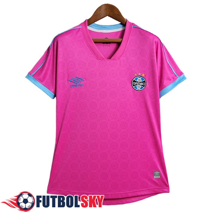 Camisetas De Futbol Gremio Mujer Rosa 2023/2024