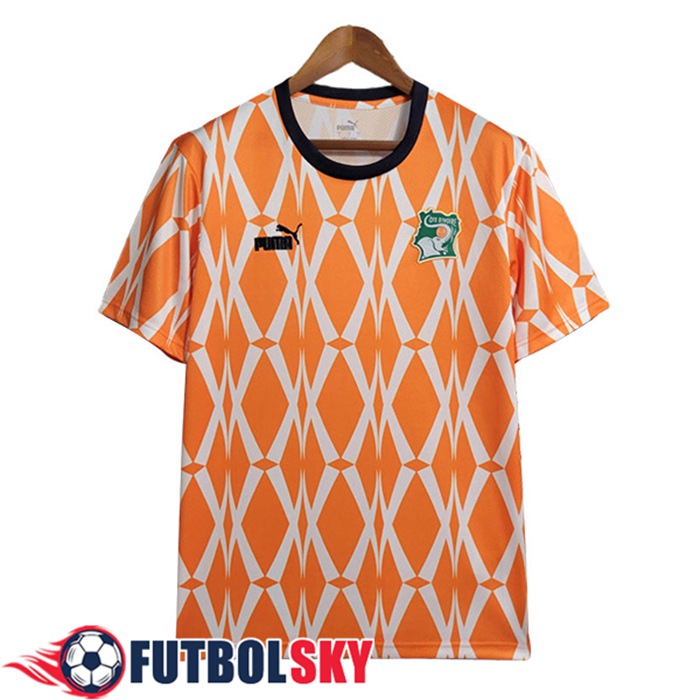 Camiseta Entrenamiento Costa De Marfil Naranja 2023/2024