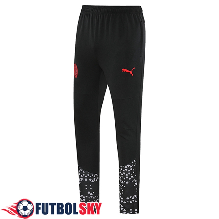 Pantalon Entrenamiento AC Milan Rojo/Negro 2023/2024