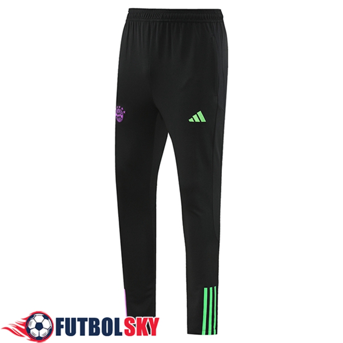 Pantalon Entrenamiento Bayern Munich Negro/Violeta/Verde 2023/2024