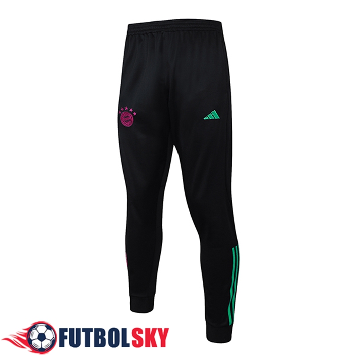 Pantalon Entrenamiento Bayern Munich Negro/Violeta/Verde 2023/2024