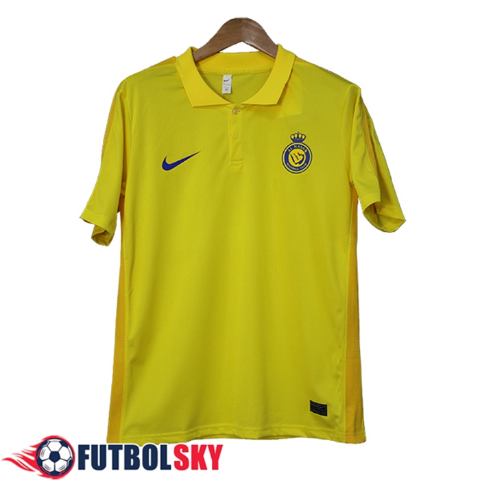 Camiseta Polo Riyadh Amarillo 2023/2024