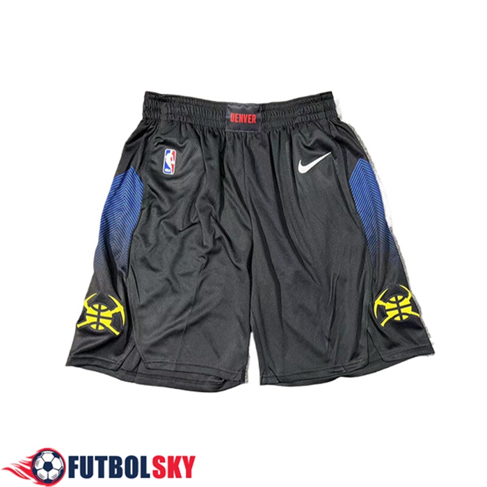 Cortos NBA Denver Nuggets 2024/25 Negro/Azul