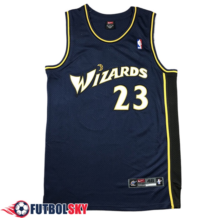 Camisetas Washington Wizards (JORDAN #23) 2024/25 Azul/Blanco/Amarillo