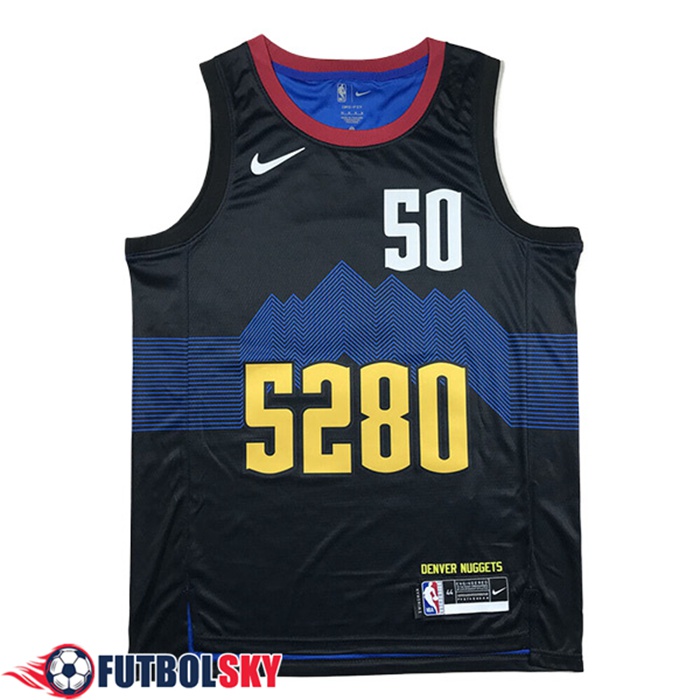 Camisetas Denver Nuggets (GORDON #50) 2024/25 Negro/Azul