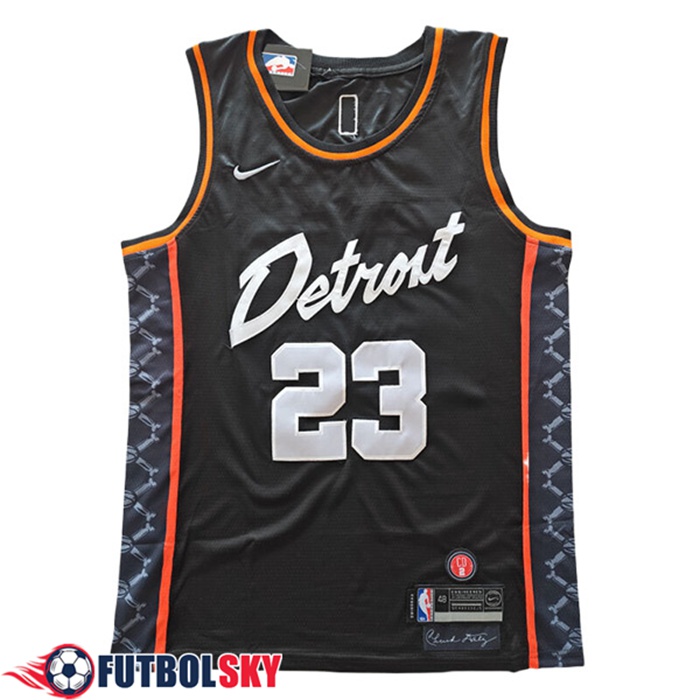 Camisetas Detroit Pistons (IVEY #23) 2024/25 Negro