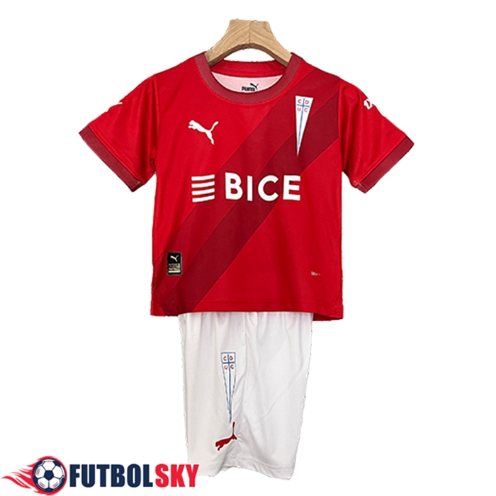 Camisetas De Futbol Deportivo Universidad Catolica Ninos Segunda 2024/2025