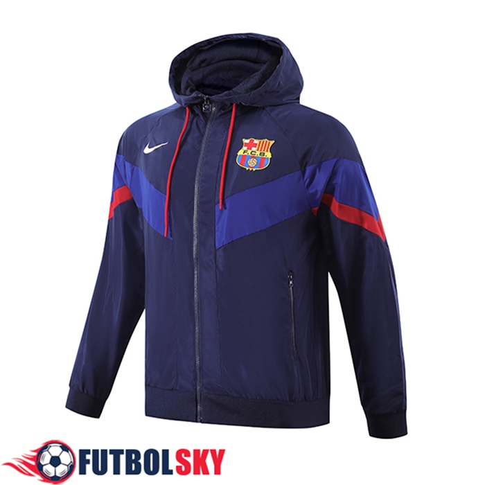 Rompevientos FC Barcelona Azul Oscuro 2024/2025