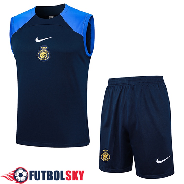 Camiseta Entrenamiento sin mangas + Cortos Al-Nassr FC Azul Oscuro 2024/2025