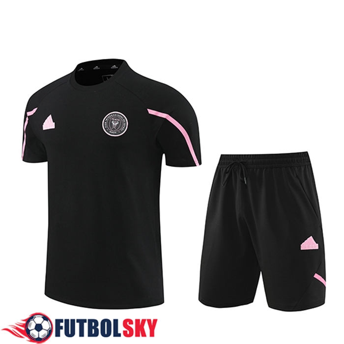 Camiseta Entrenamiento + Cortos Inter Miami CF Negro/Rosa 2024/2025