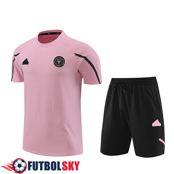 Camiseta Entrenamiento + Cortos Inter Miami CF Rosa/Negro 2024/2025