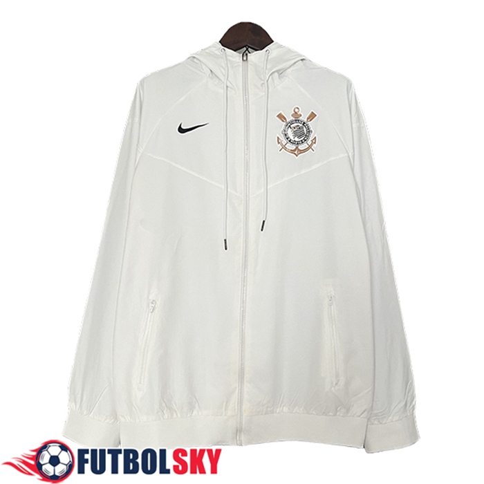 Rompevientos Corinthians Blanco 2024/2025