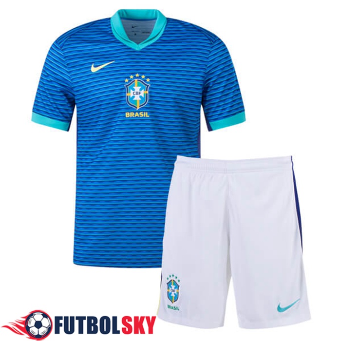 Camisetas De Futbol Brasil Ninos Segunda 2024/2025