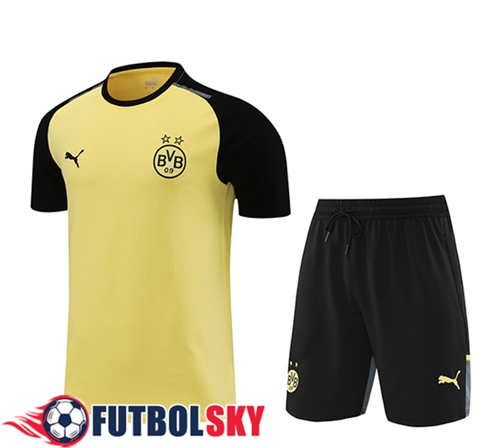 Camiseta Entrenamiento + Cortos Dortmund Amarillo/Negro 2024/2025