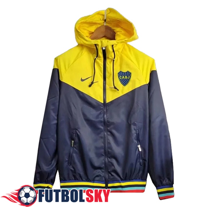 Rompevientos Boca Juniors Amarillo/Gris 2024/2025