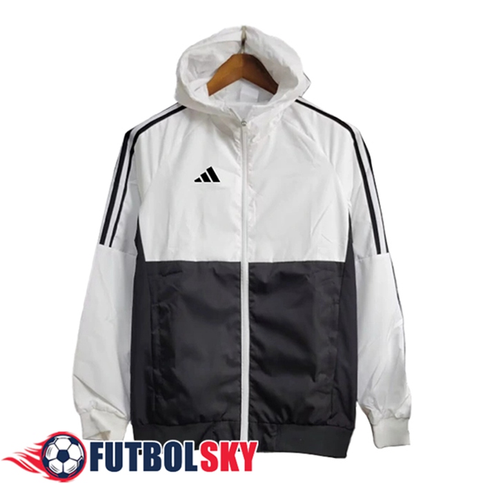 Rompevientos Adidas Blanco/Negro 2024/2025