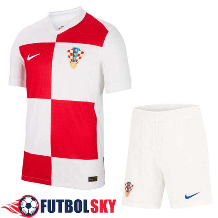 Camisetas Futbol Croacia Primera + Cortos 2024/2025