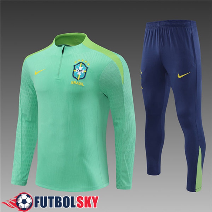 Chandal Equipos De Futbol Brasil Ninos Verde 2024/2025