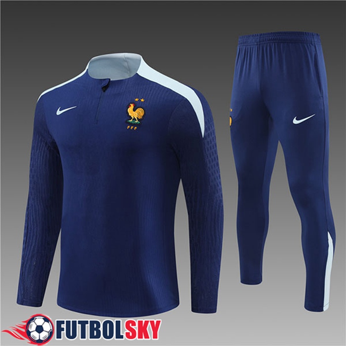 Chandal Equipos De Futbol Francia Ninos Azul marino 2024/2025