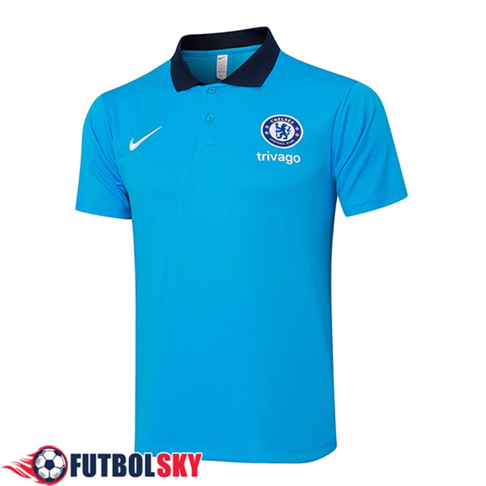 Camiseta Polo FC Chelsea Azul 2024/2025