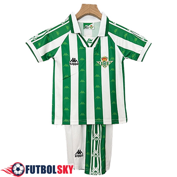 Camisetas De Futbol Real Betis Retro Ninos Primera 1995/1997