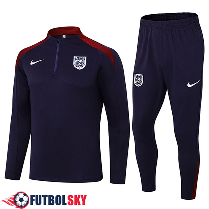 Chandal Equipos De Futbol Inglaterra Púrpura/Rojo 2024/2025