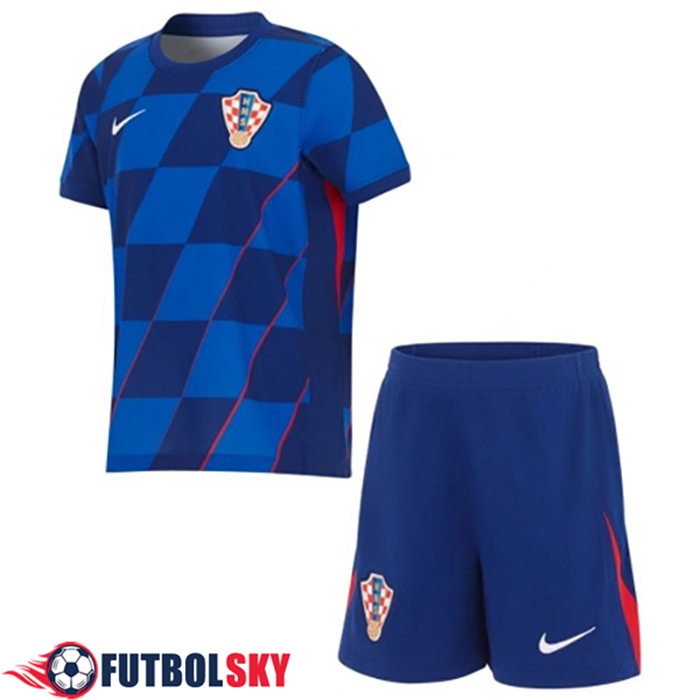 Camisetas De Futbol Croacia Ninos Segunda 2024/2025