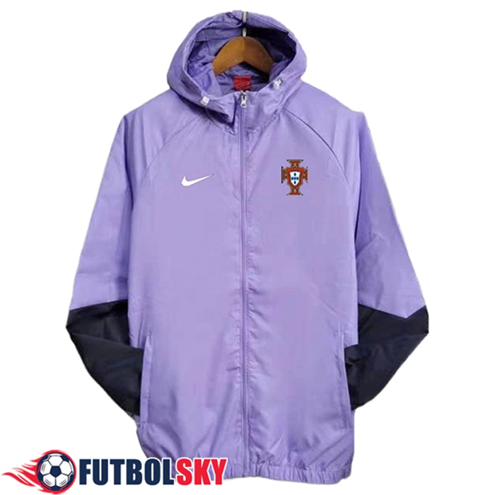 Rompevientos Portugal Violeta/Negro 2024/2025