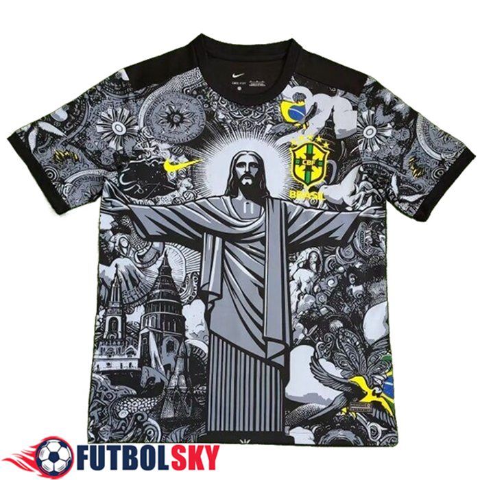 Camiseta Equipo Nacional Brasil Special Edition Jesus Negro 2024/2025
